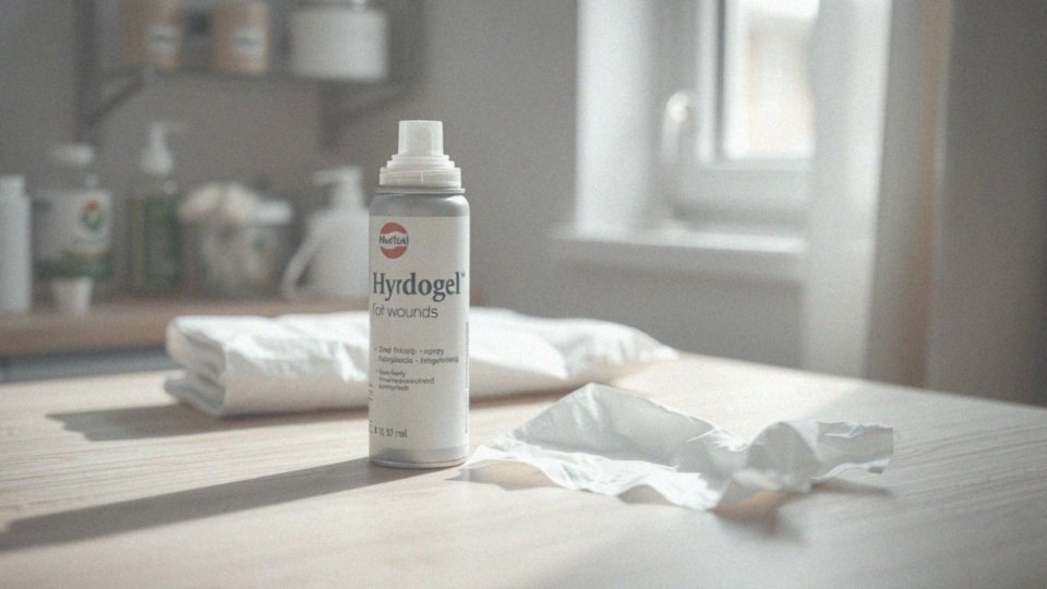 Jakie rodzaje ran można leczyć opatrunkiem hydrożelowym w sprayu?
