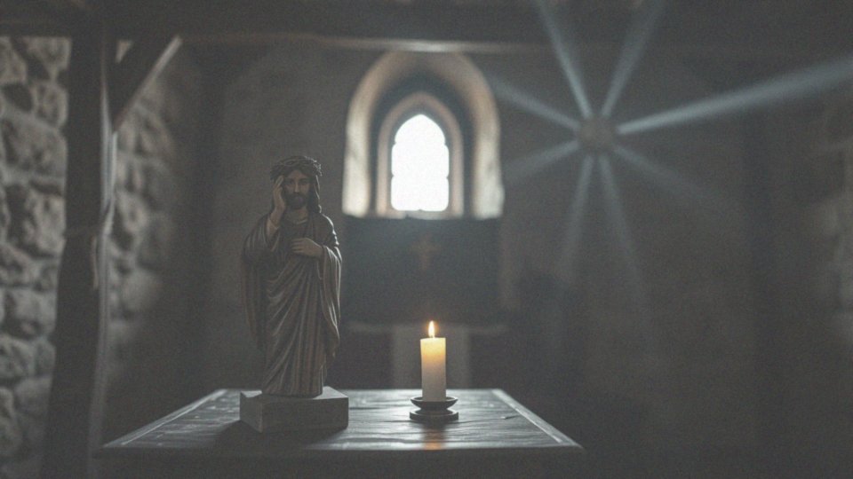 W jakim kontekście występuje figura Chrystusa Frasobliwego w ikonografii chrześcijańskiej?