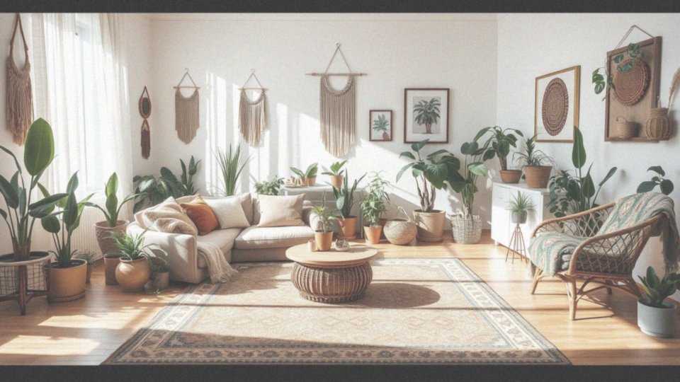 Jak urządzić duży pokój w stylu boho?